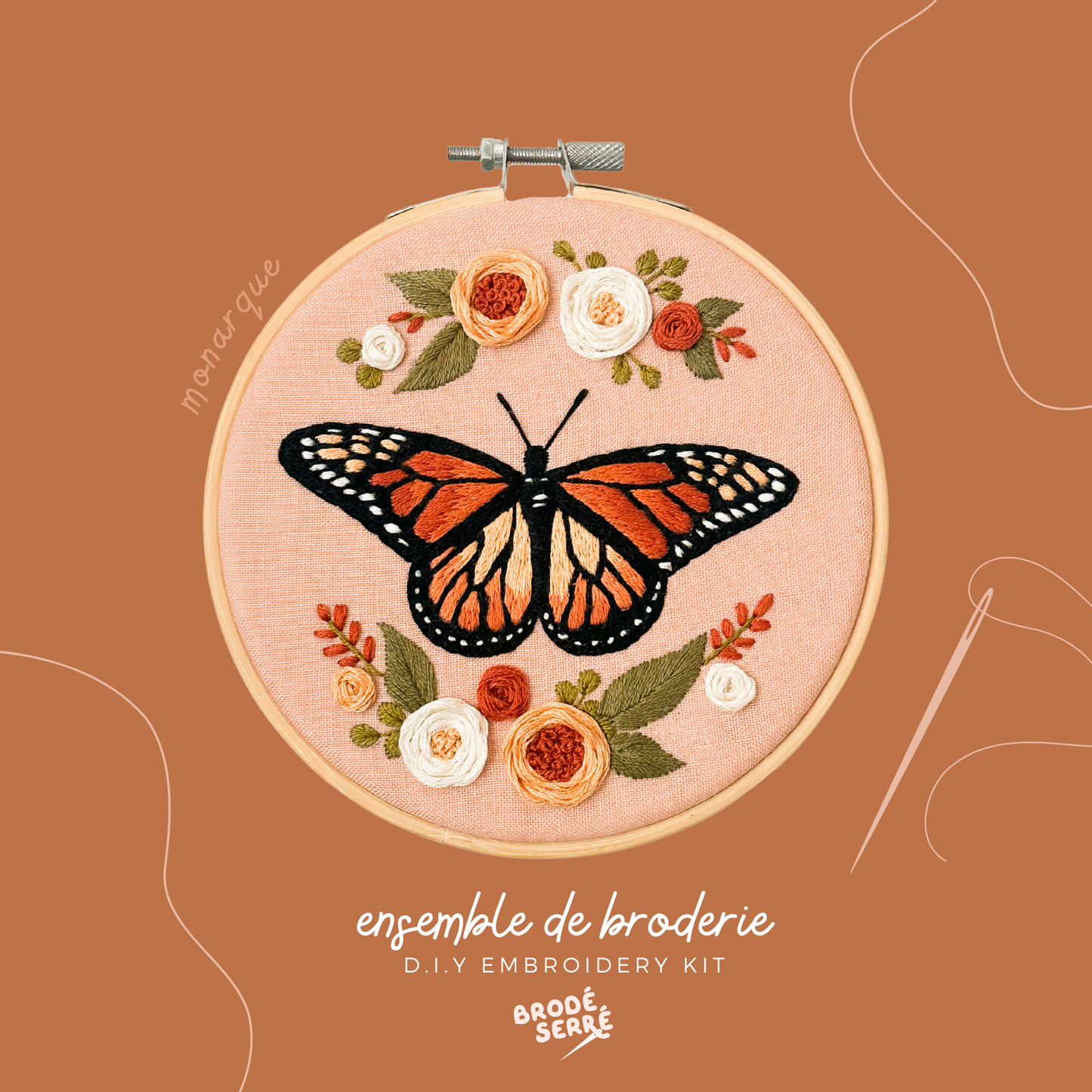 Coffret DIY - Broderie - Monarque