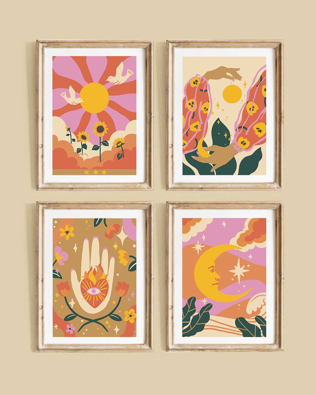 Coffret créatif, Kit de peintures à numéros - Ambiance Astrale