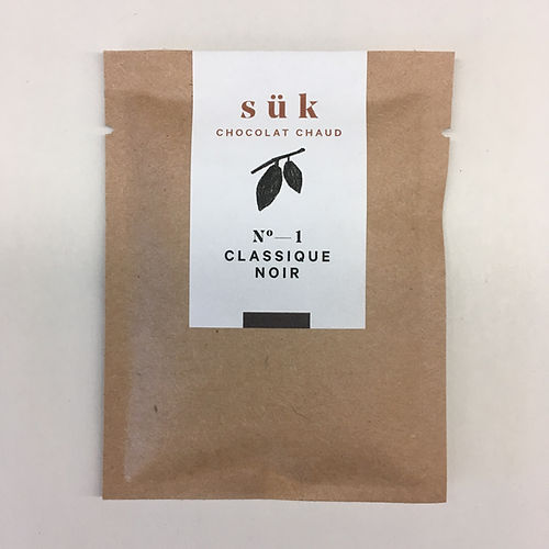 Chocolat chaud - 15g - Classique Noir - Une portion