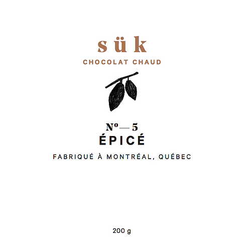 Chocolat chaud - 200g - Épicé