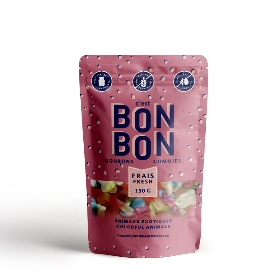 Bonbons - Animaux exotiques - 150g