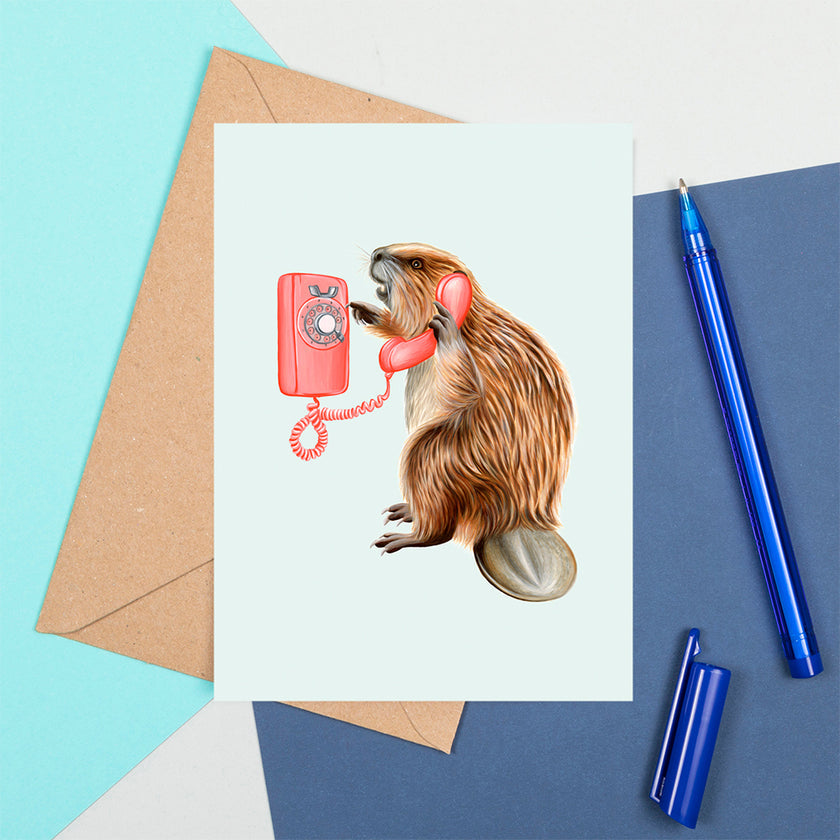 Carte - Animaux au téléphone