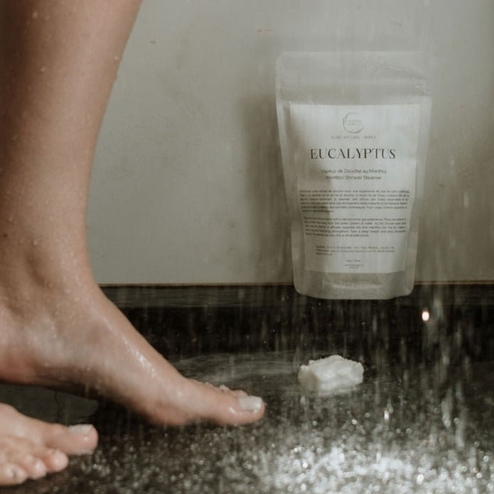 Galet de douche - Eucalyptus - paquet de 5
