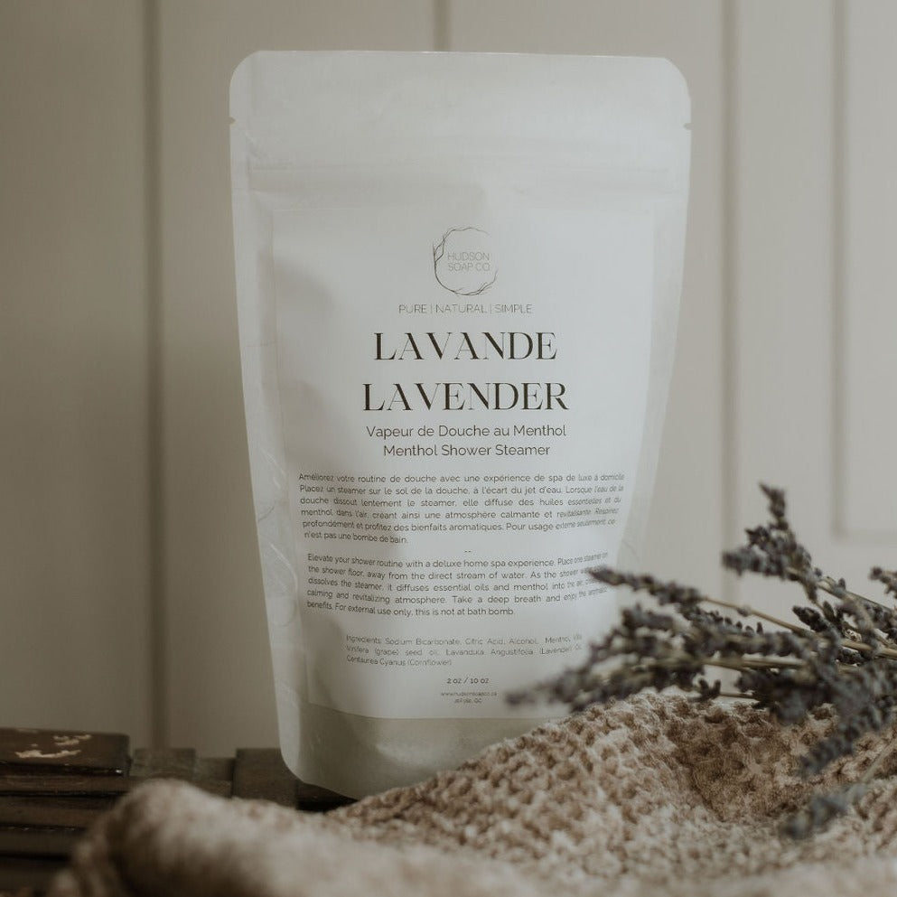 Galets de douche - Lavande - paquet de 5