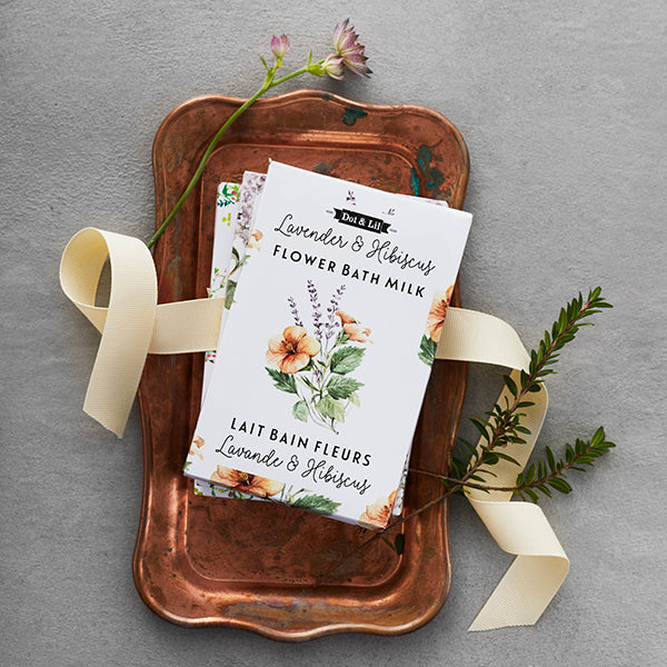 Lait de bain - Fleur hibiscus & lavande