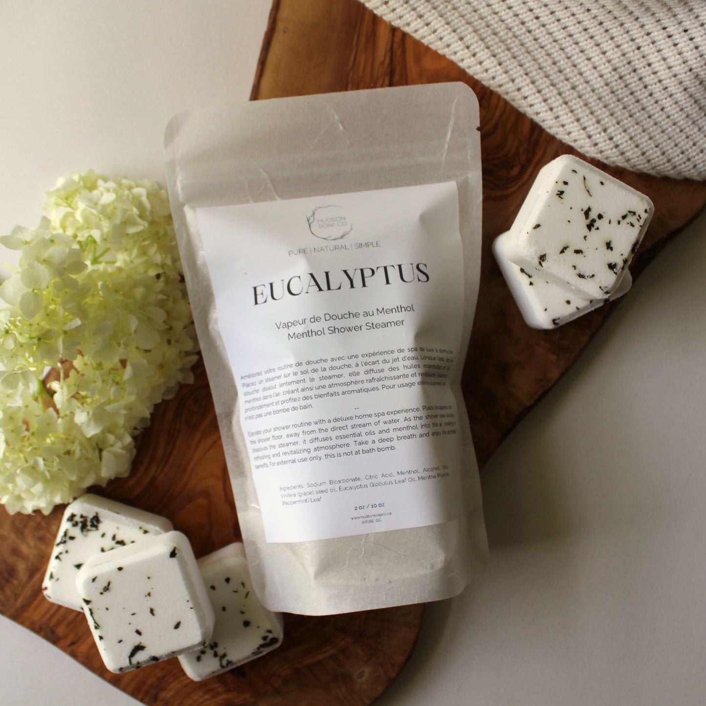 Galet de douche - Eucalyptus - paquet de 5