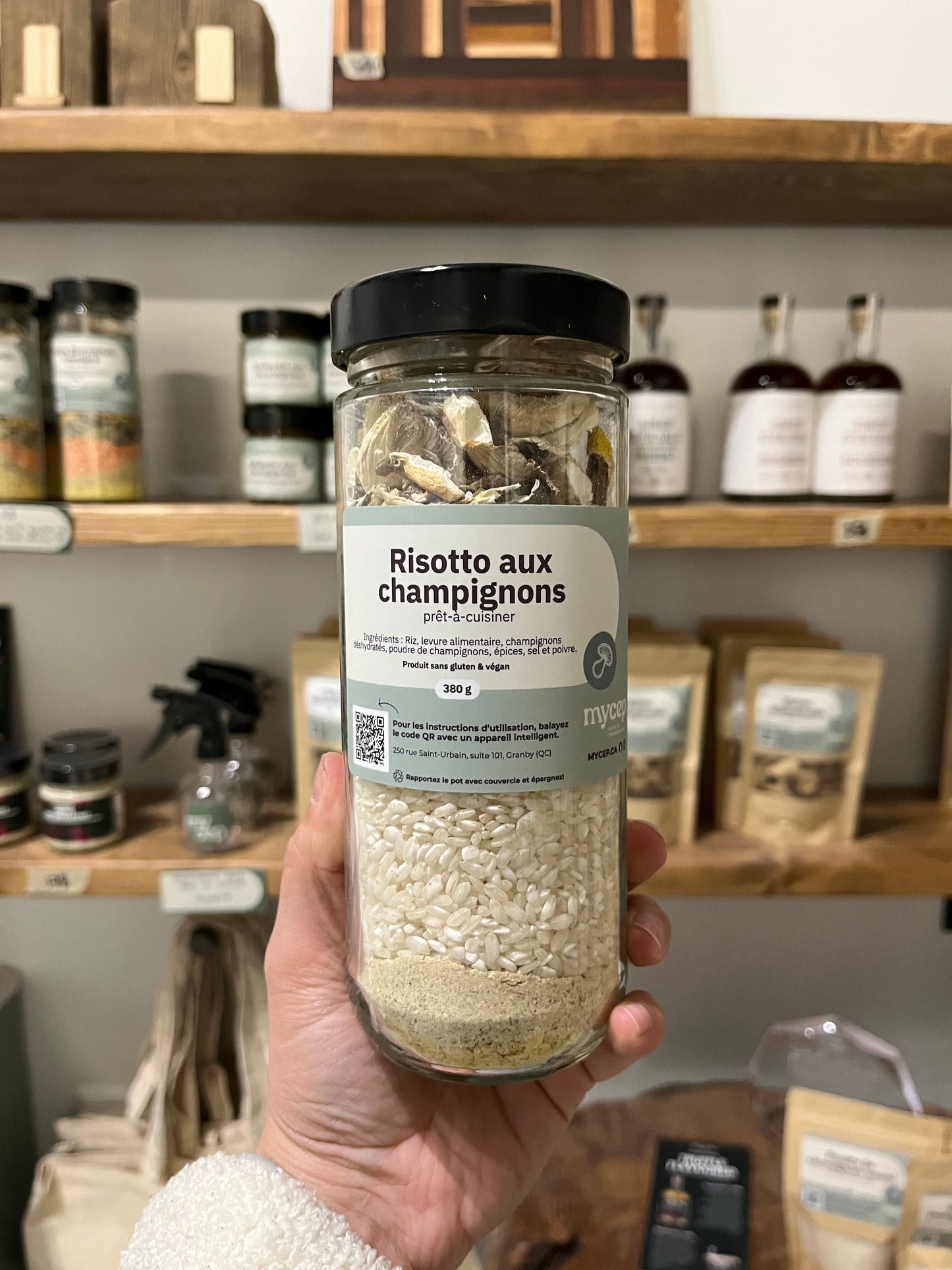 Risotto aux champignons - Prêt-à-cuisiner