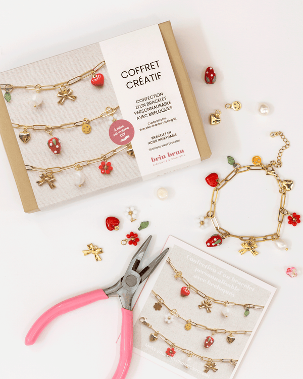 Coffret DIY - Fabrication bracelet à breloques Cutie