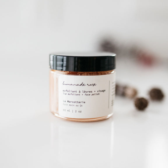 Exfoliant lèvres & visage - limonade rose