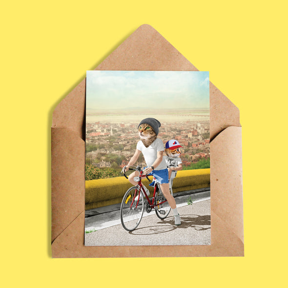 Carte - Mont Royal à vélo - chat