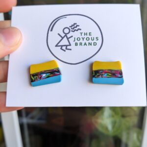 Boucles d'oreilles colorées