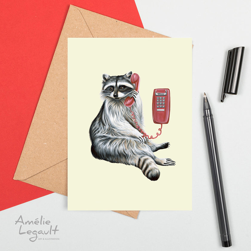 Carte - Raton téléphone