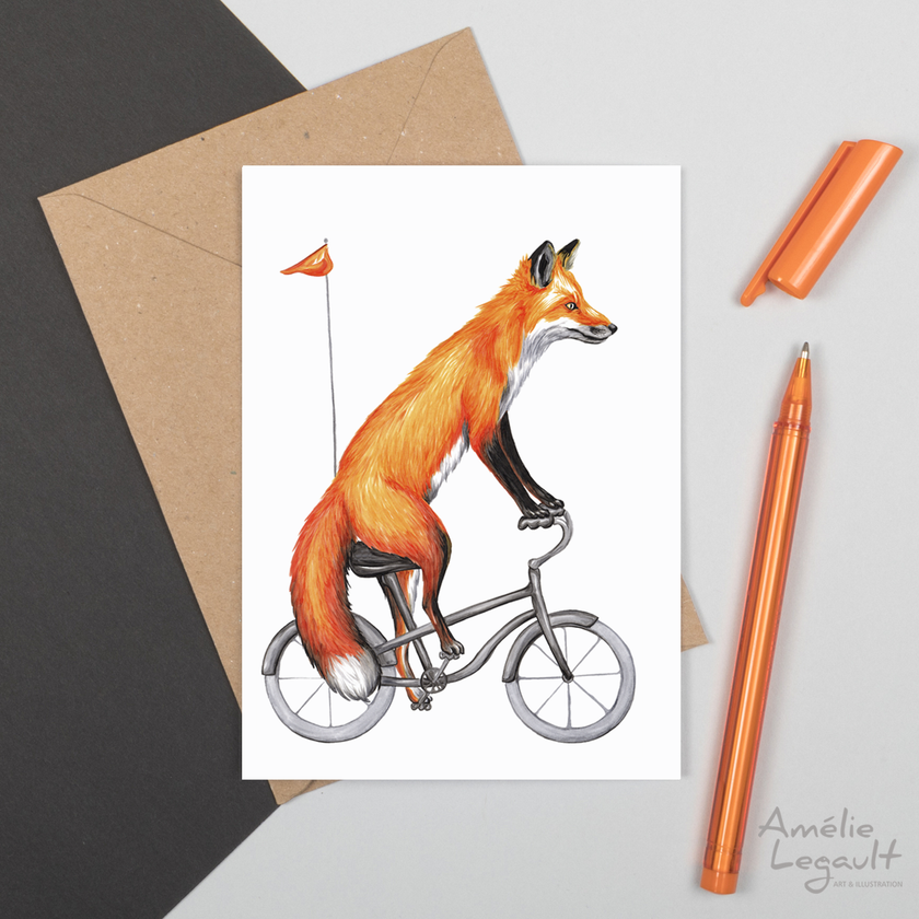 Carte - Renard vélo