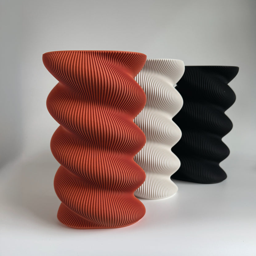 Vase grand - impression 3D - plastique végétal