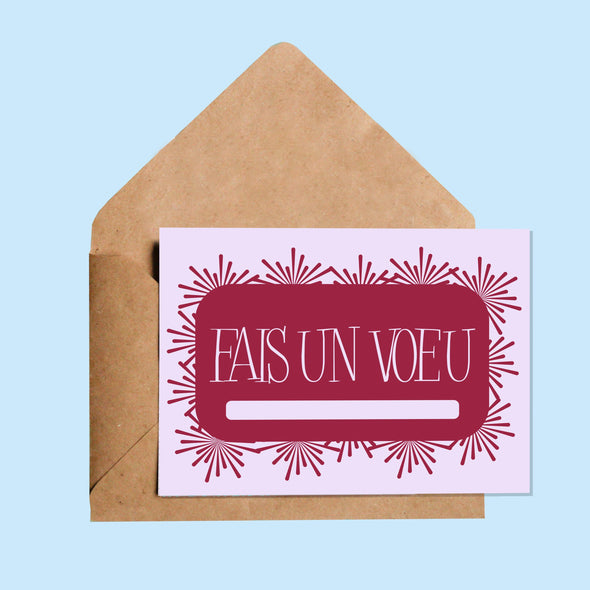 Carte - Fais un voeu