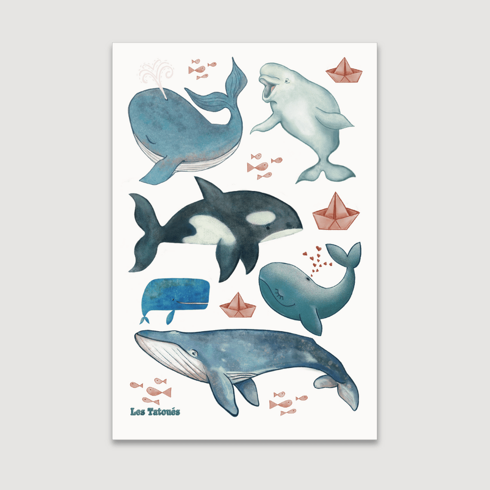Les baleines - Tatouage