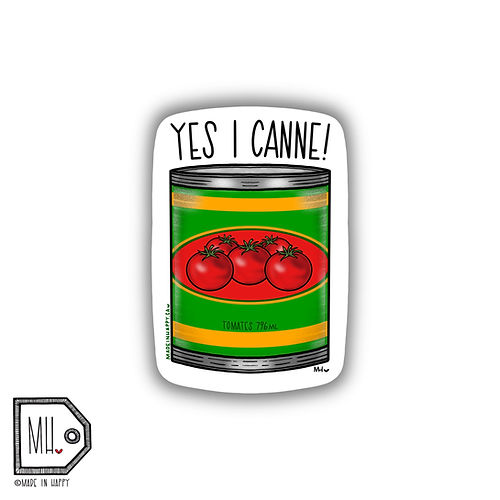 Autocollant - Yes I canne