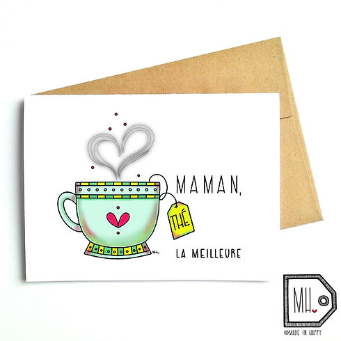 Carte - Maman Thé la meilleure