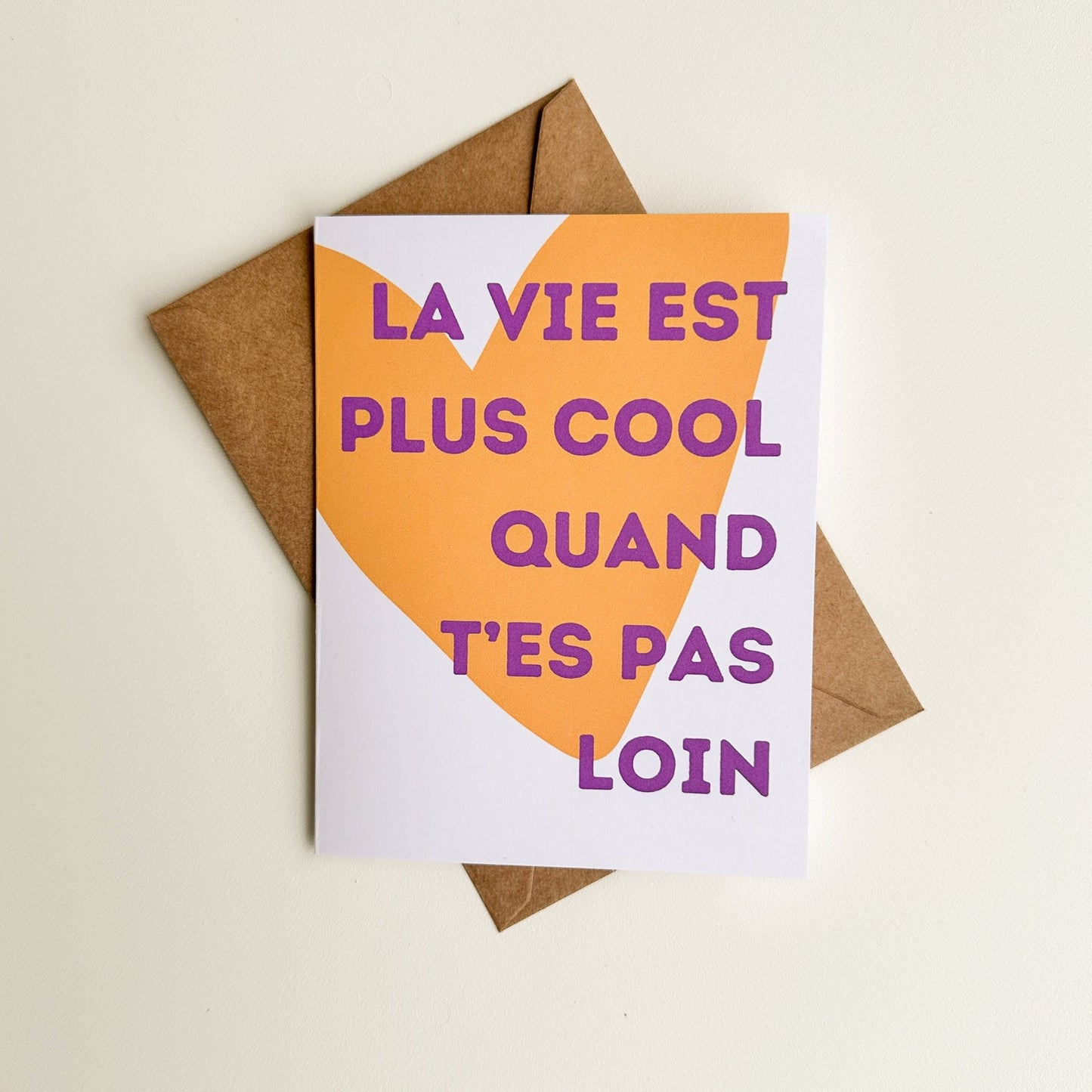 Carte - Quand t'es pas loin