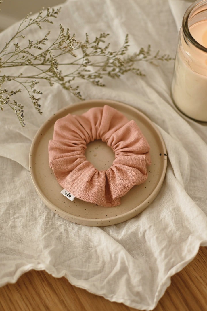 Chouchou en lin - Fluffy