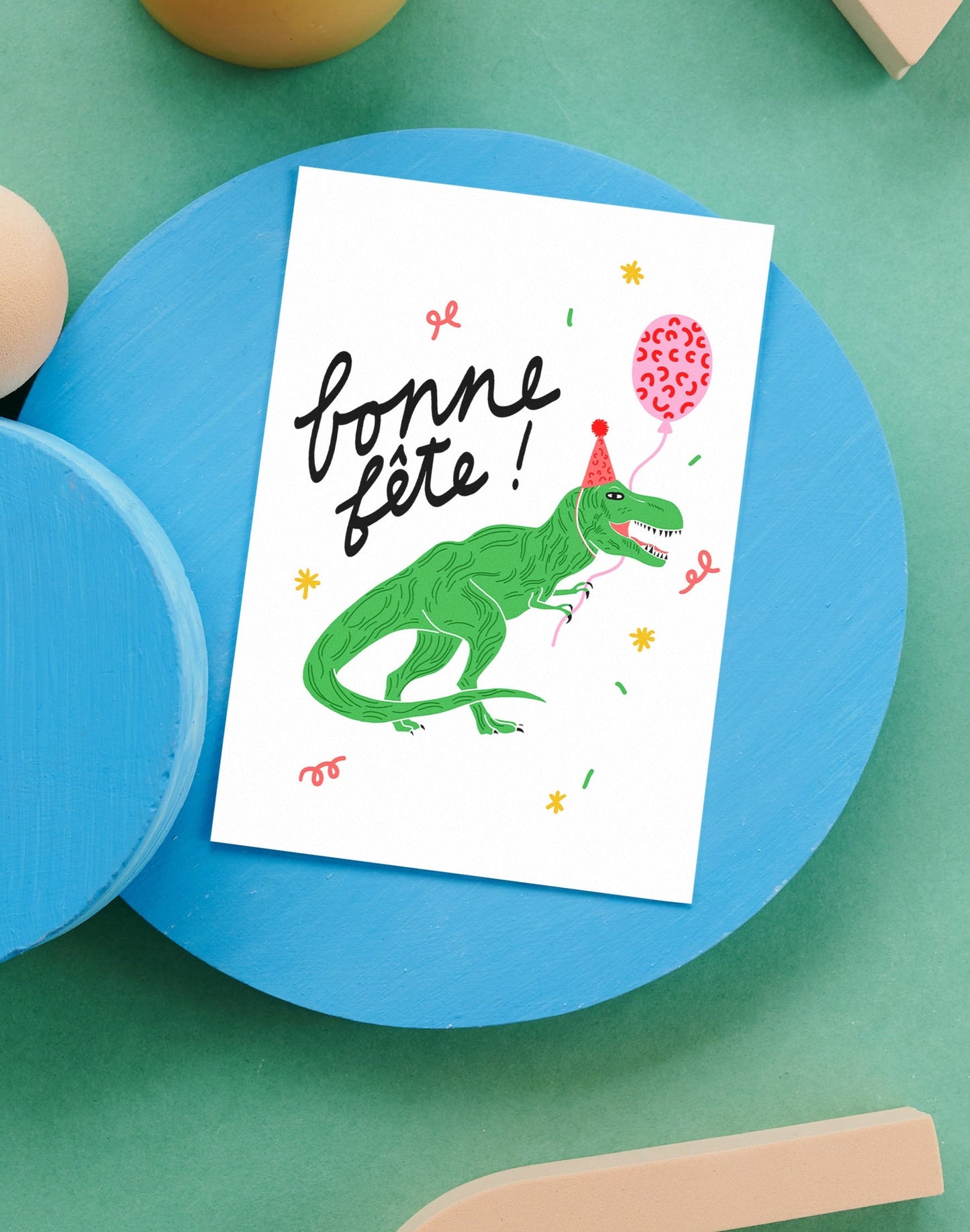 Carte - Bonne fête Dino