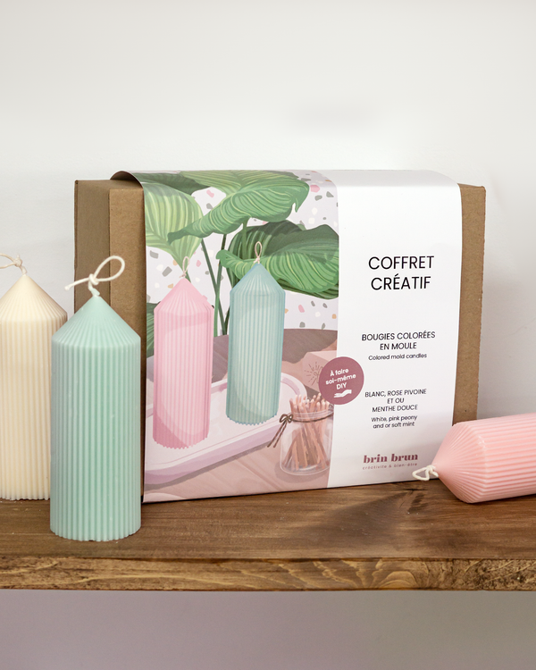 Coffret DIY - Fabrication de bougies pilliers