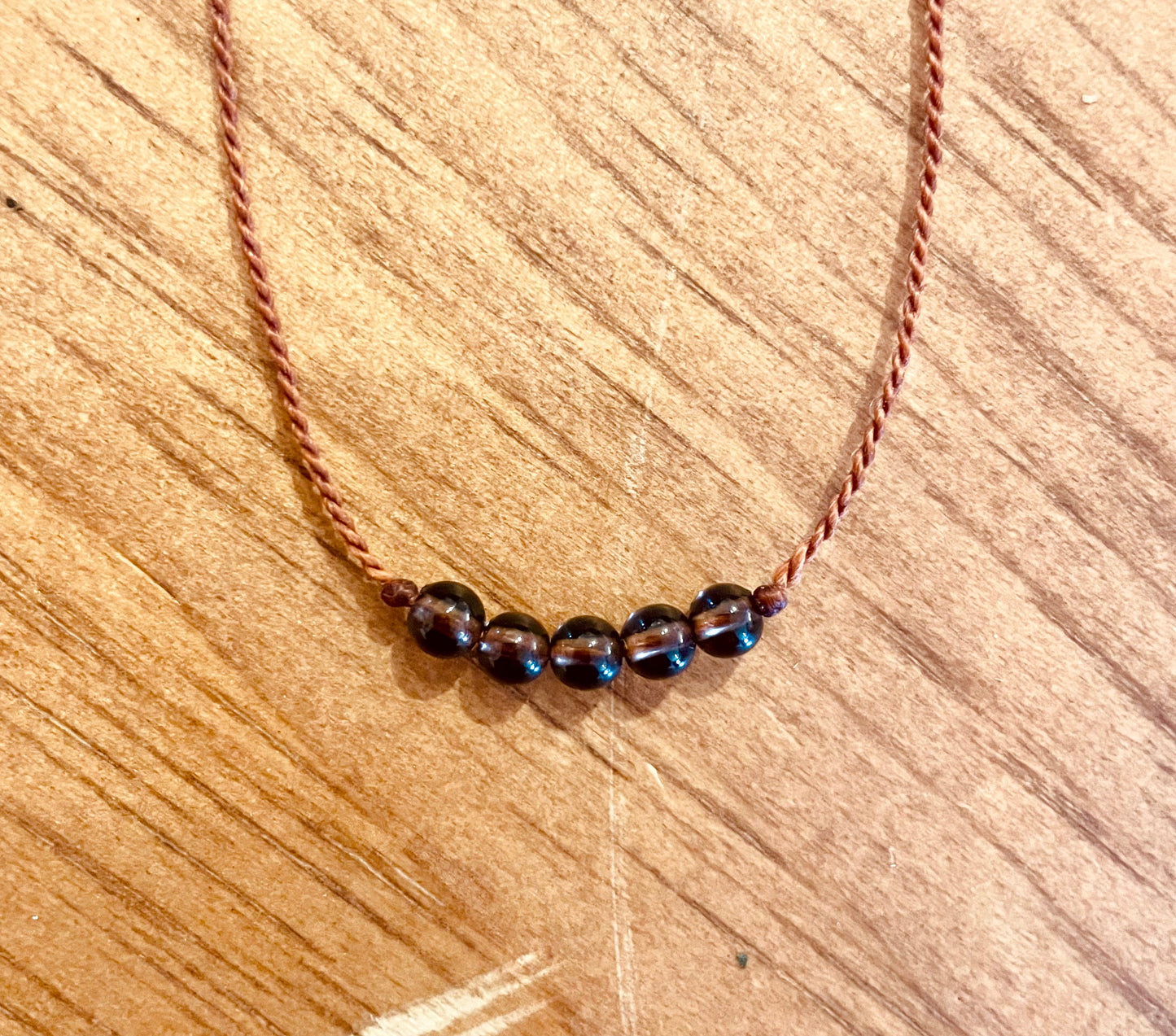 Collier Choker - 5 billes