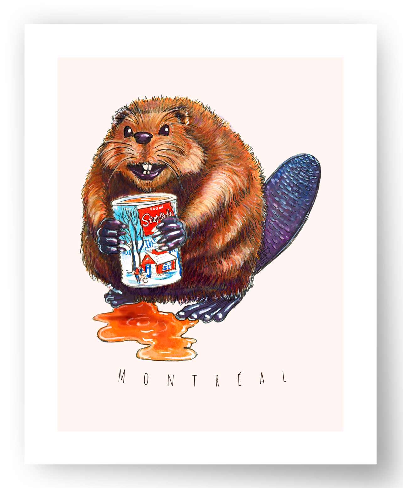 Illustration - Castor - 8x12