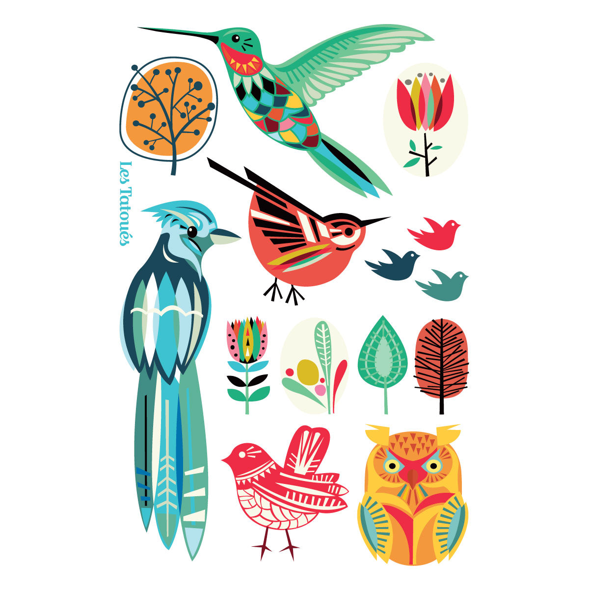 Les oiseaux - Tatouage