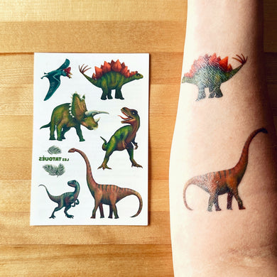 Les dinosaures - Tatouage