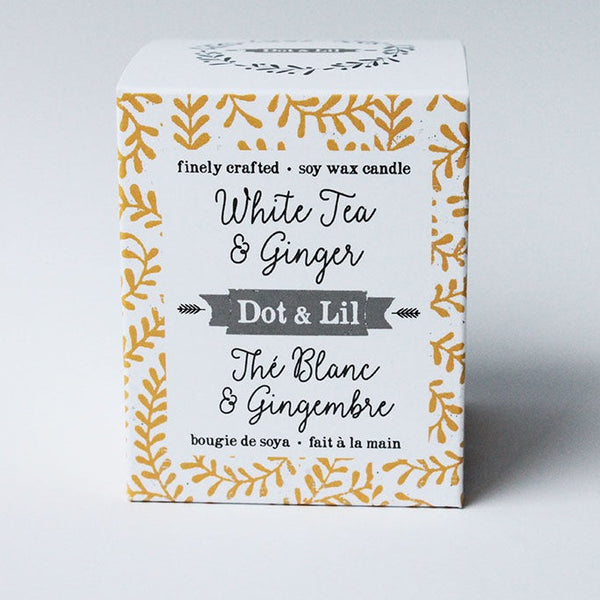 Bougie - Thé blanc & gingembre