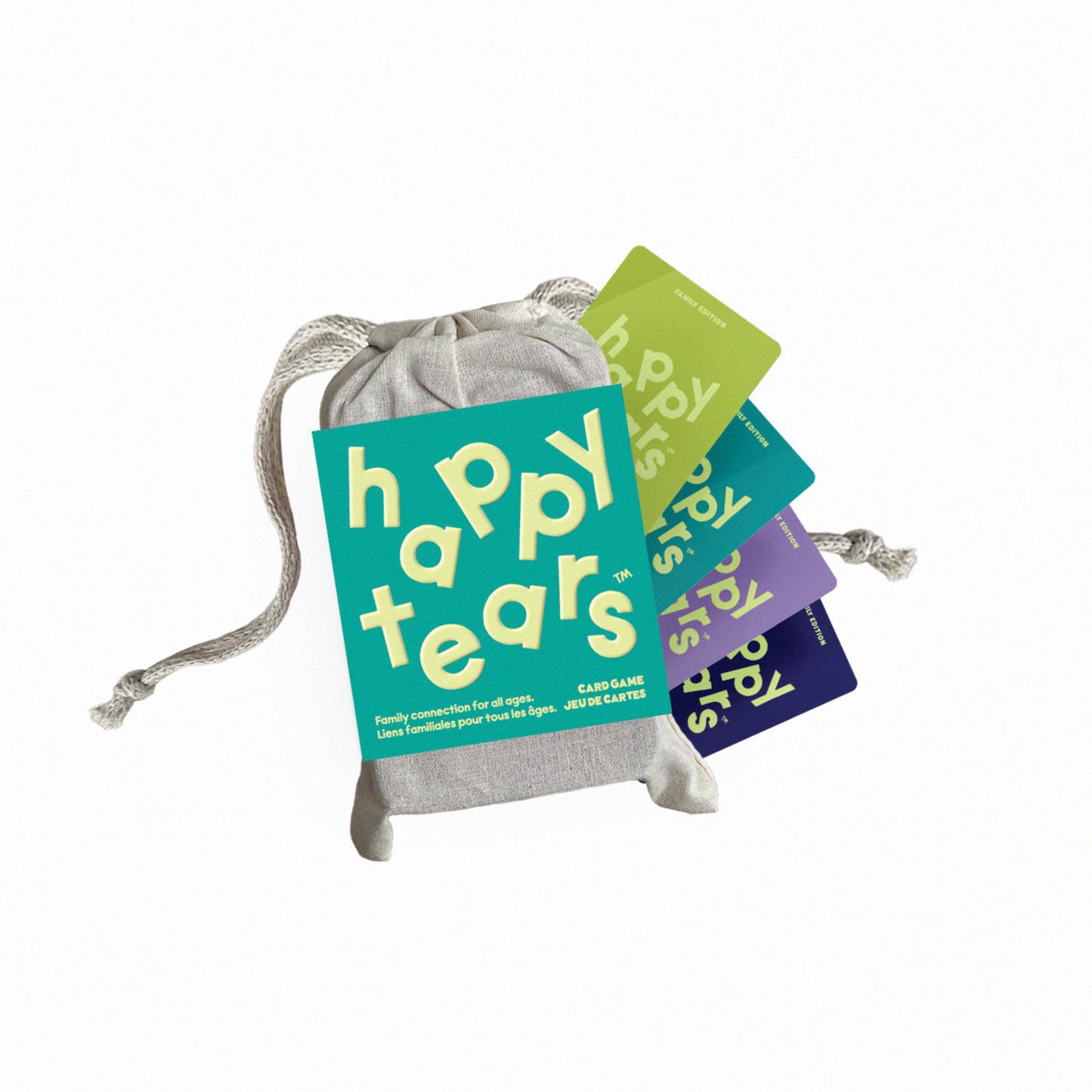 Happy tears : édition familiale (cartes de conversation bilingues)