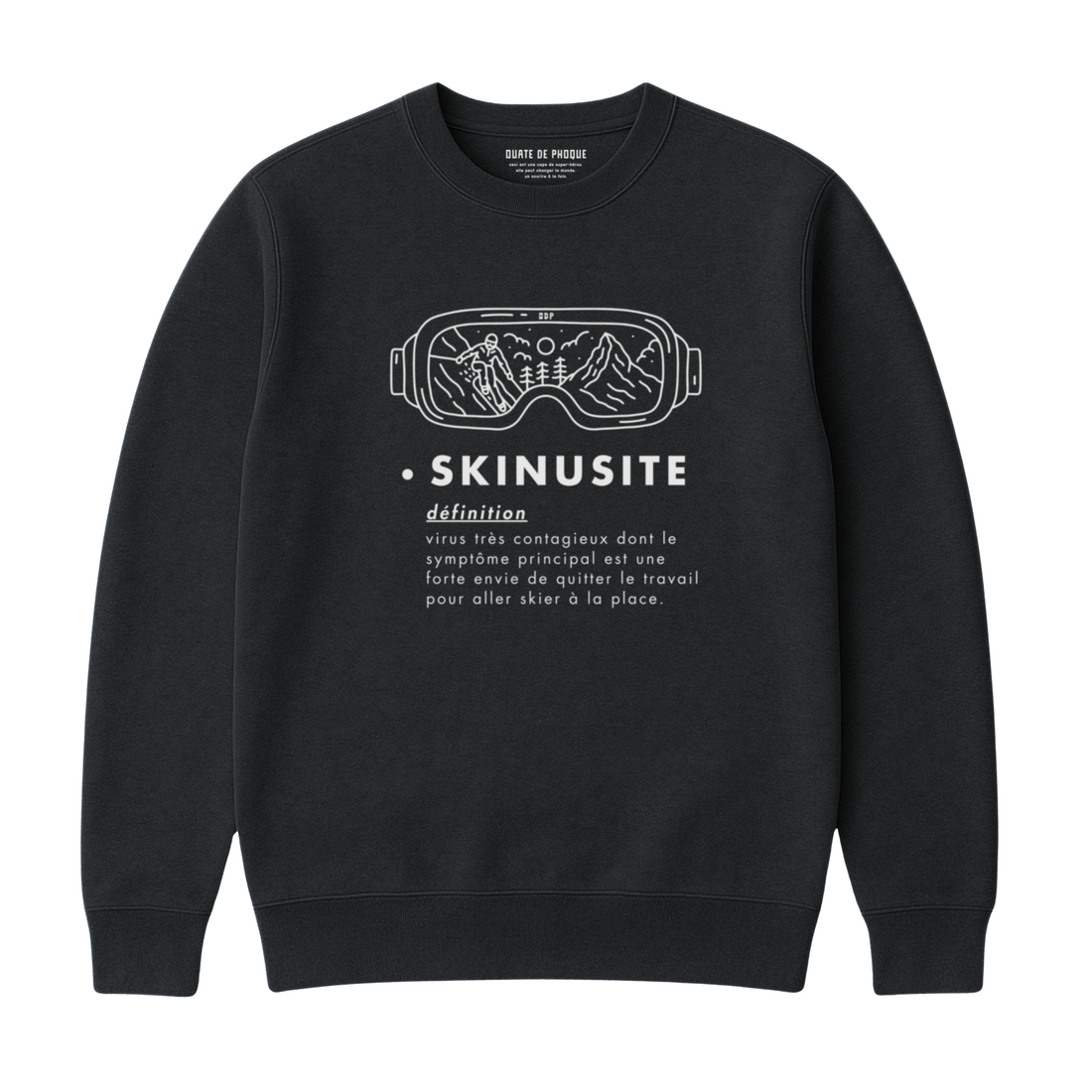 Chandail - Skinusite - crewneck - noir