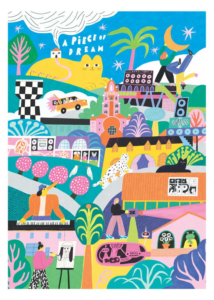 Casse-tête - Le gros chat jaune