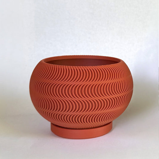 Pot plante 2,5 oval - impression 3D - plastique végétal