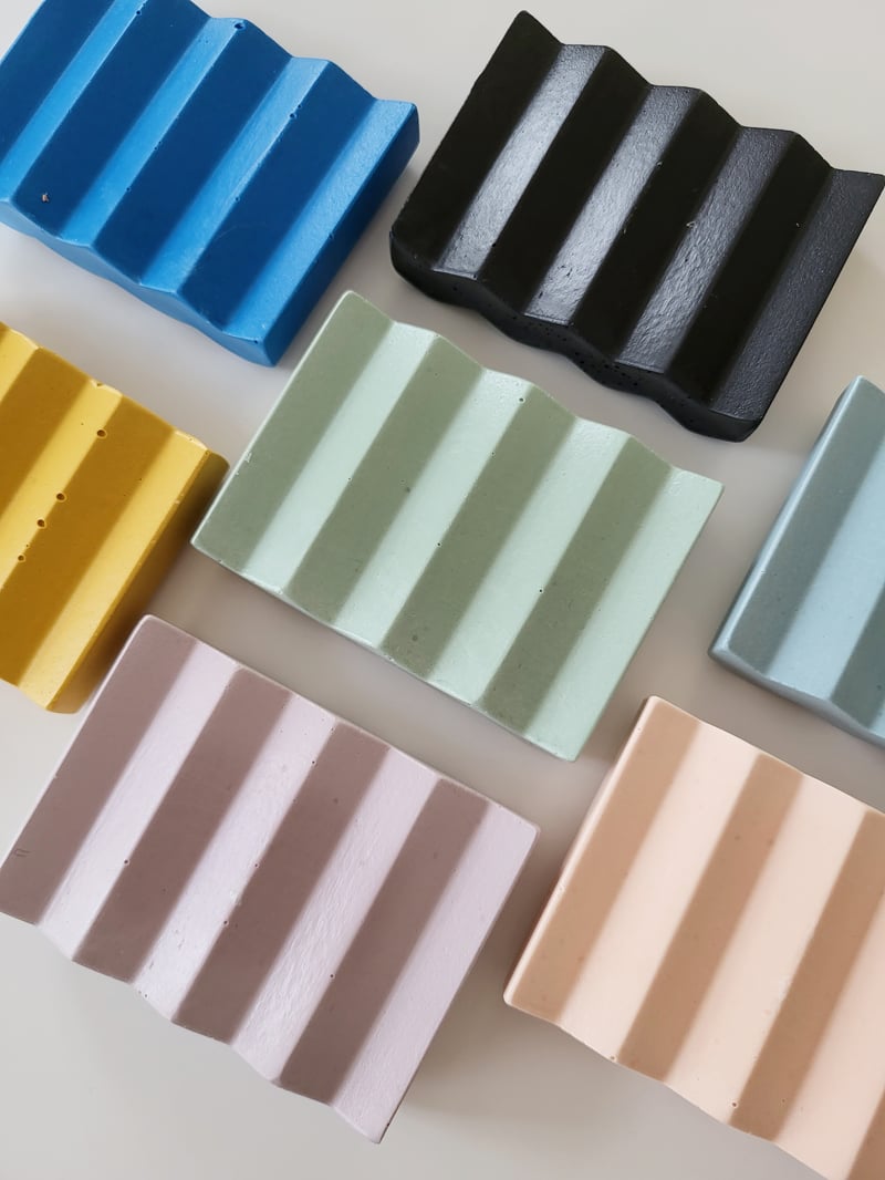 Porte savon - Zigzag - Noir