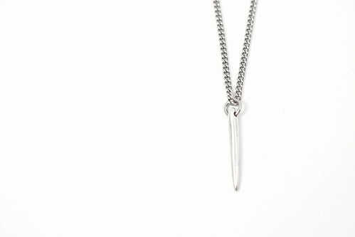 Collier - Glaçon et pierre - Argent