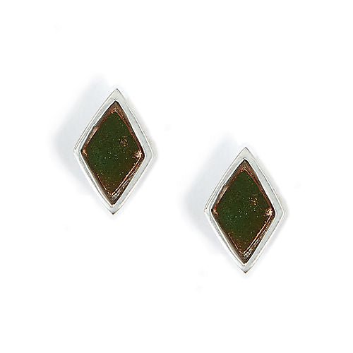 Boucles d'oreilles - Château Frontenac - Argent & cuivre