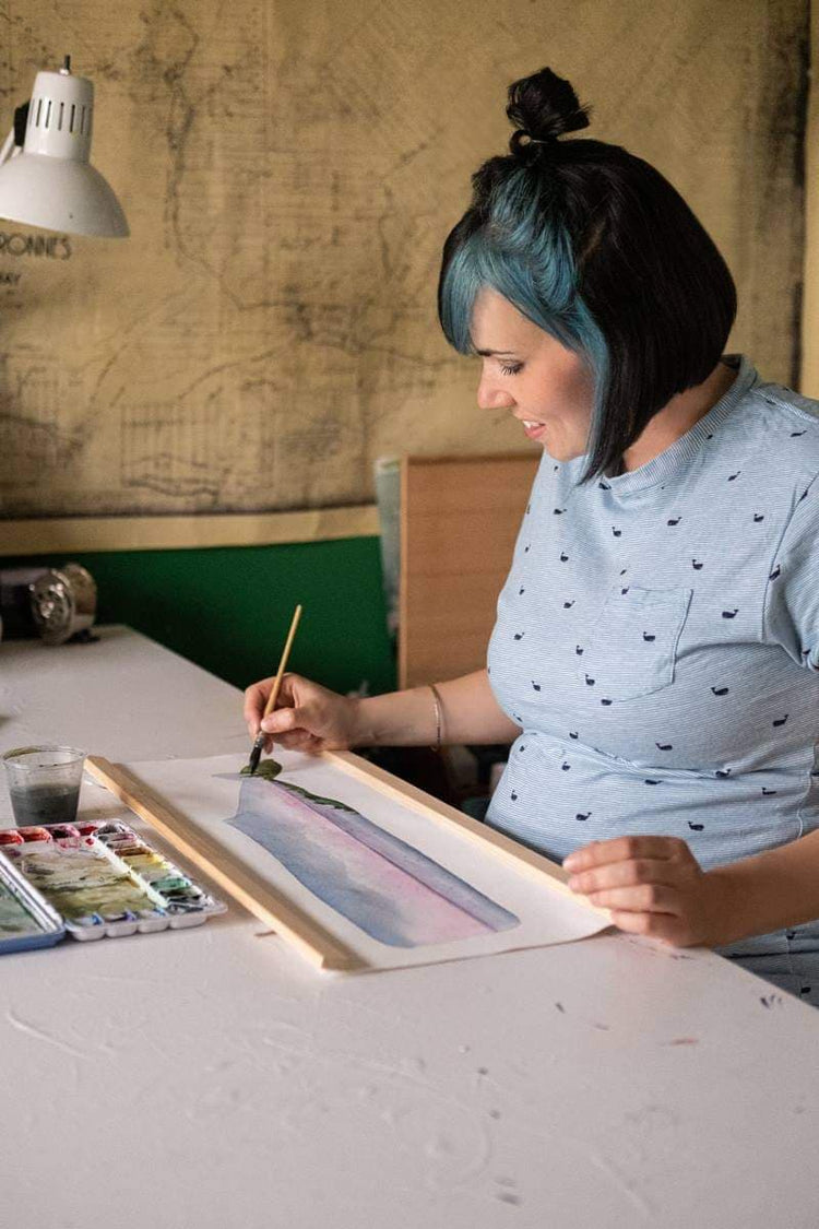 Atelier - Peinture à l'aquarelle - Ciel et paysage