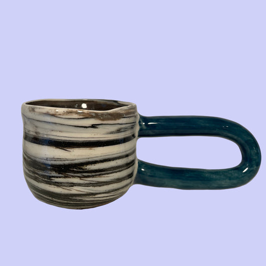 Tasse Marbrée - Bleue