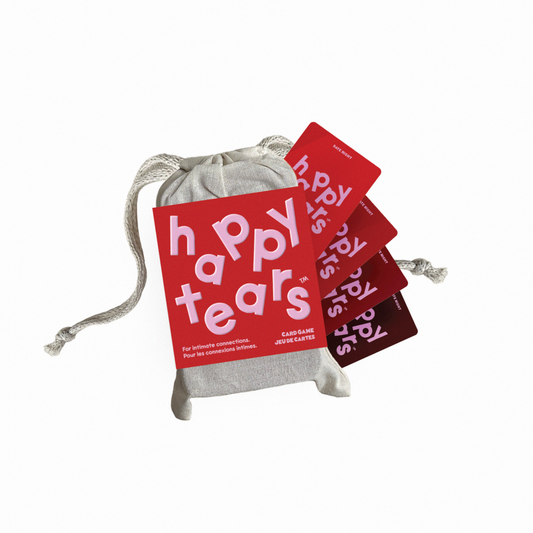 Happy tears : date night (cartes de conversation bilingues)