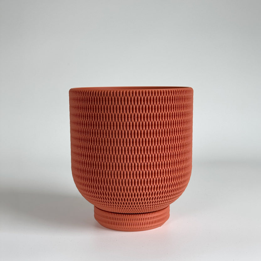 Pot plante 4,3 rond - impression 3D - plastique végétal