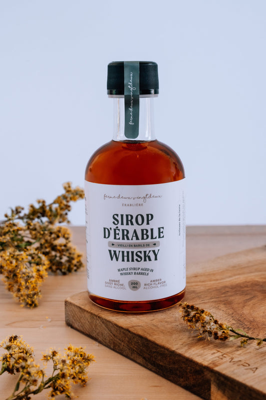 Sirop d'érable Whisky - 200ml
