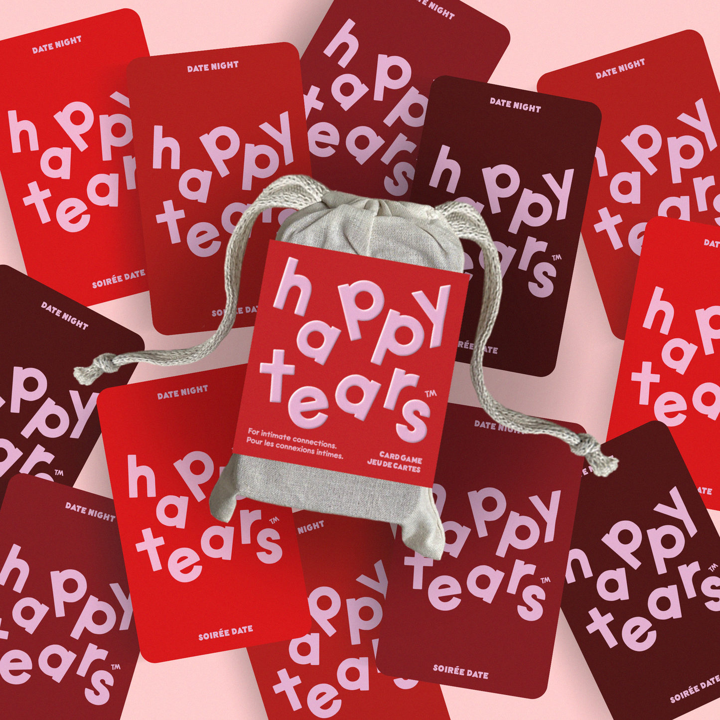 Happy tears : date night (cartes de conversation bilingues)