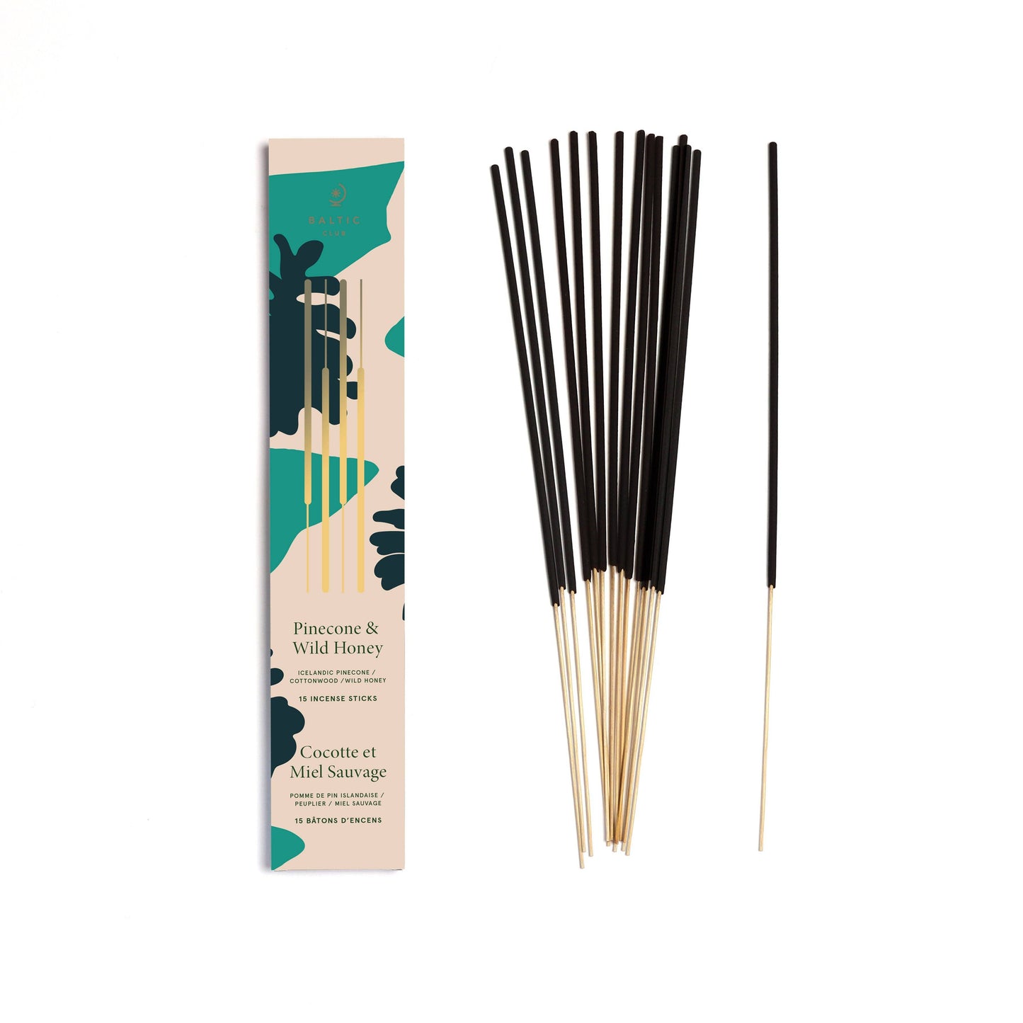 Bâtonnets d'encens - Pomme de pin & Miel sauvage
