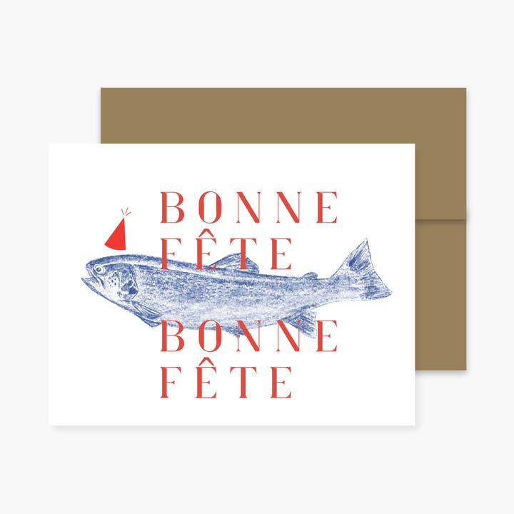 Carte - Bonne Fête Truite  