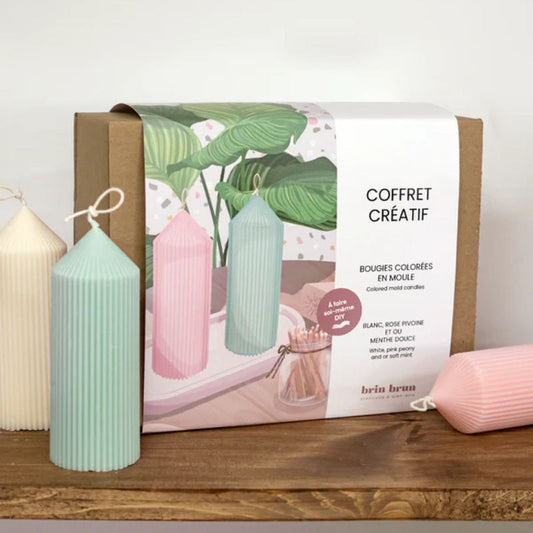 Coffret DIY - Fabrication de bougies pilliers