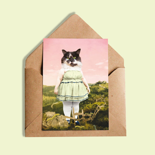 Carte - La patronne - chat