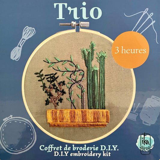 Coffret Diy - Trio - Broderie 