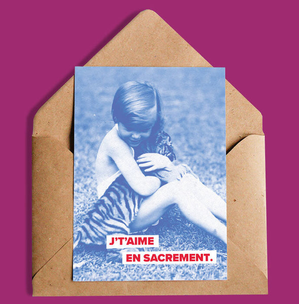 Carte - Je t'aime en sacrement